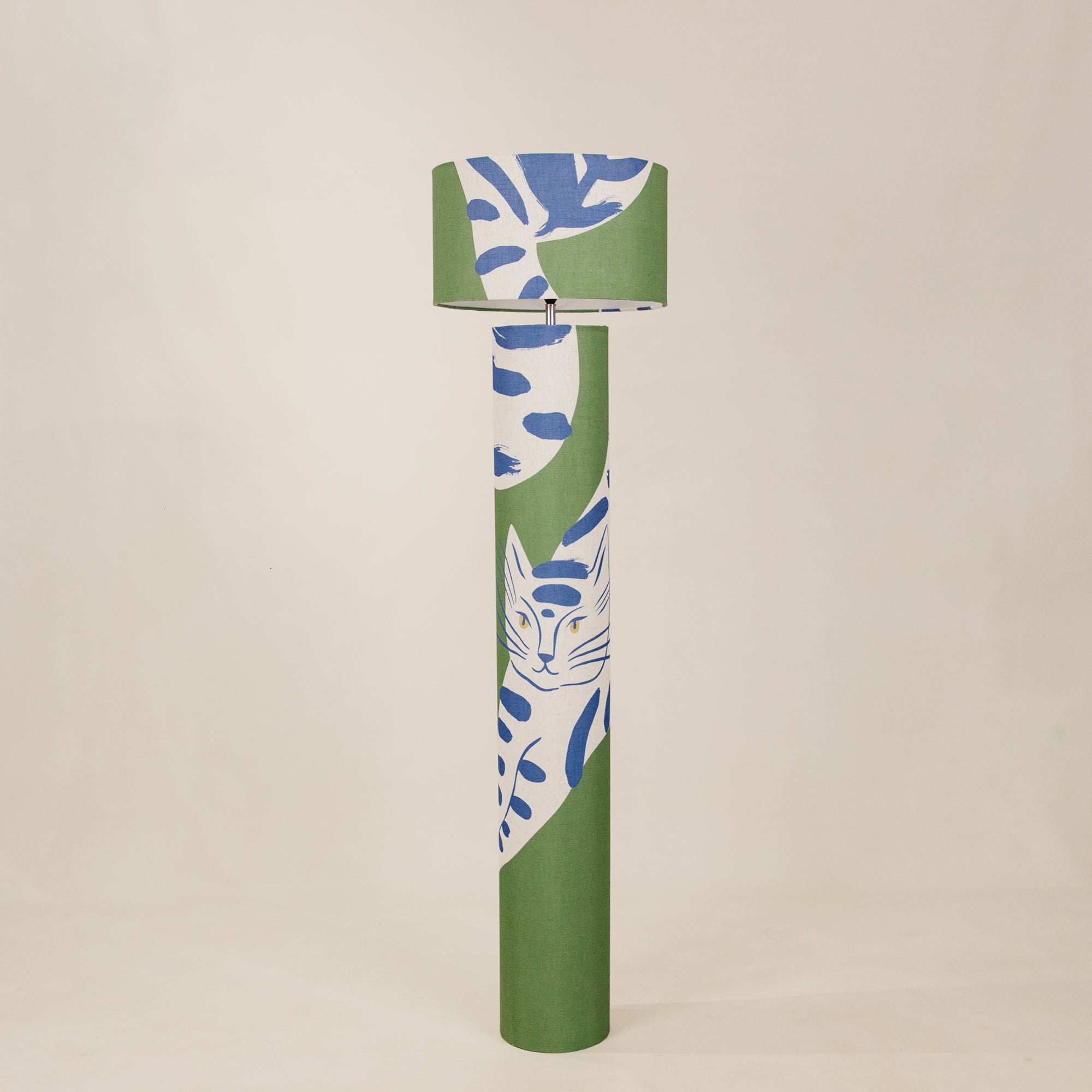 China Cat Barrel Floor Lamp