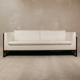 Horizon Large Three Seater Couch – Black & White