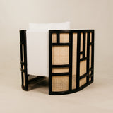 Horizon Leisure Chair – Black & White