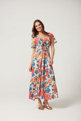 Chiara Midi Dress in Camilla Print