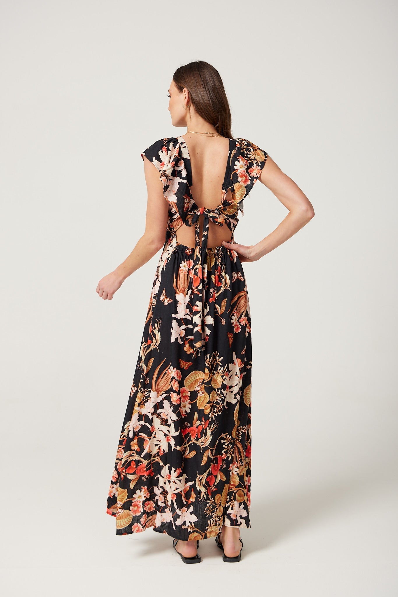 Cleo Dress in Oriental Floral