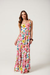 Stella Dress in Watercolour Floral