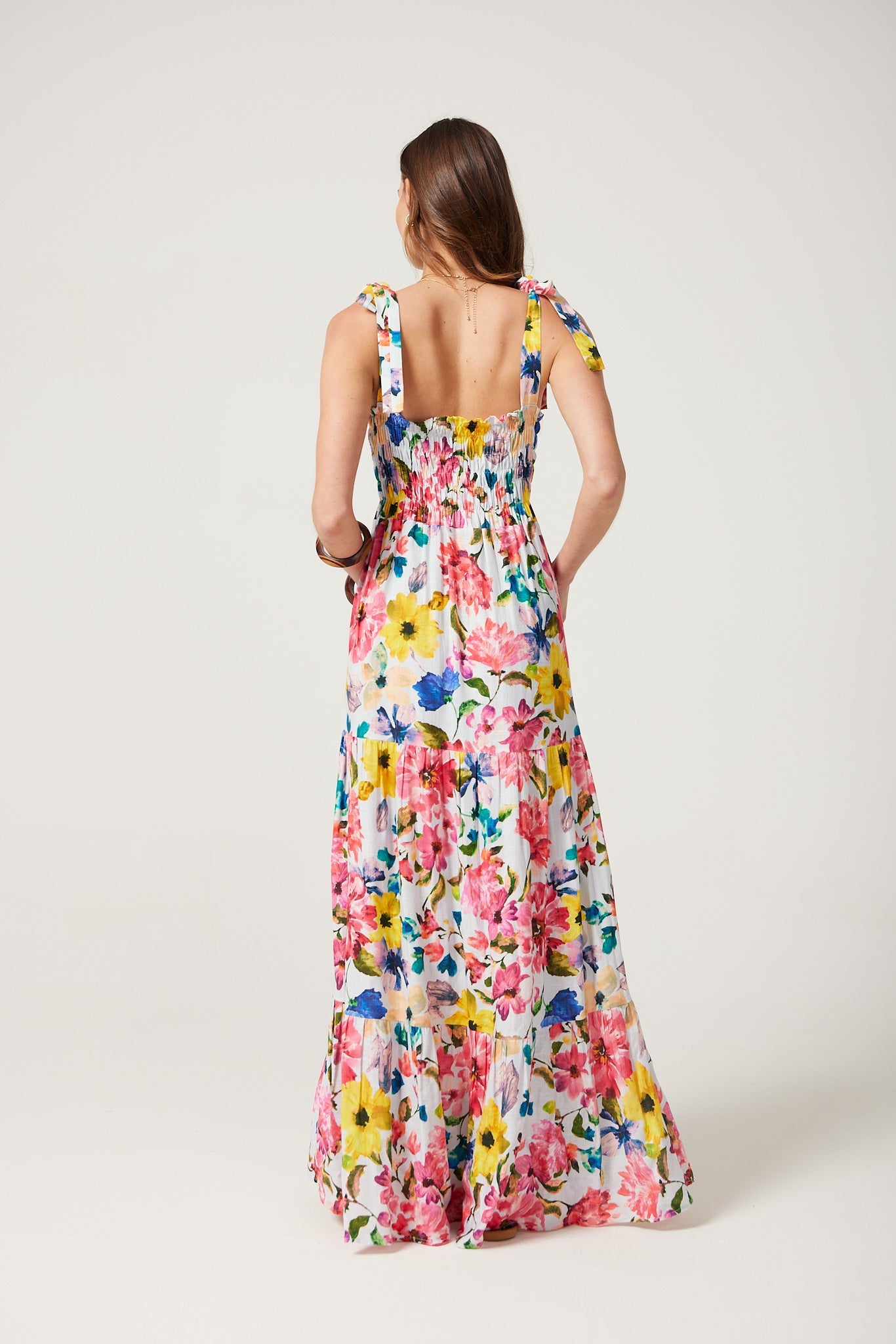 Stella Dress in Watercolour Floral
