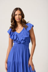 Vanessa Dress in Cobalt