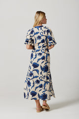 Bianca dress in Delft Botanical
