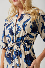 Bianca dress in Delft Botanical