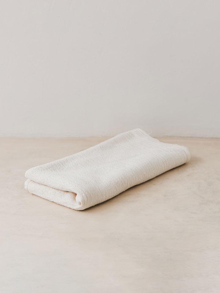 Handwoven summer baby blanket