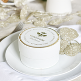 White Belgian Chocolate & Sea Salt Wedgewood Macalettes Hat Box (Next Day Delivery Product)