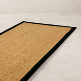 Binga Sisal Rug - BlackTrim 2000x3000