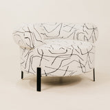 Imani Leisure Chair – Black & White
