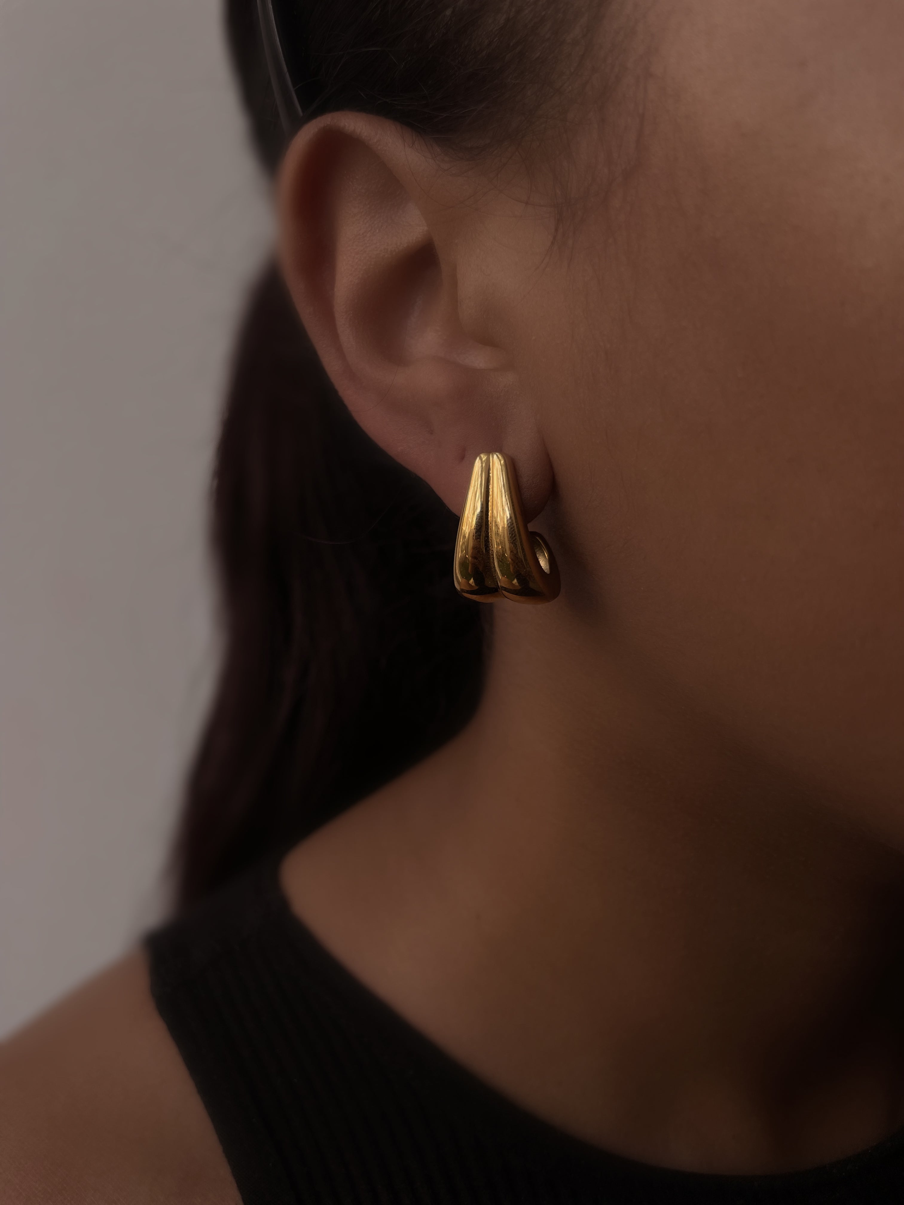 BRAVE | Tarnish-Free | Chunky Earrings | Gold/Silver