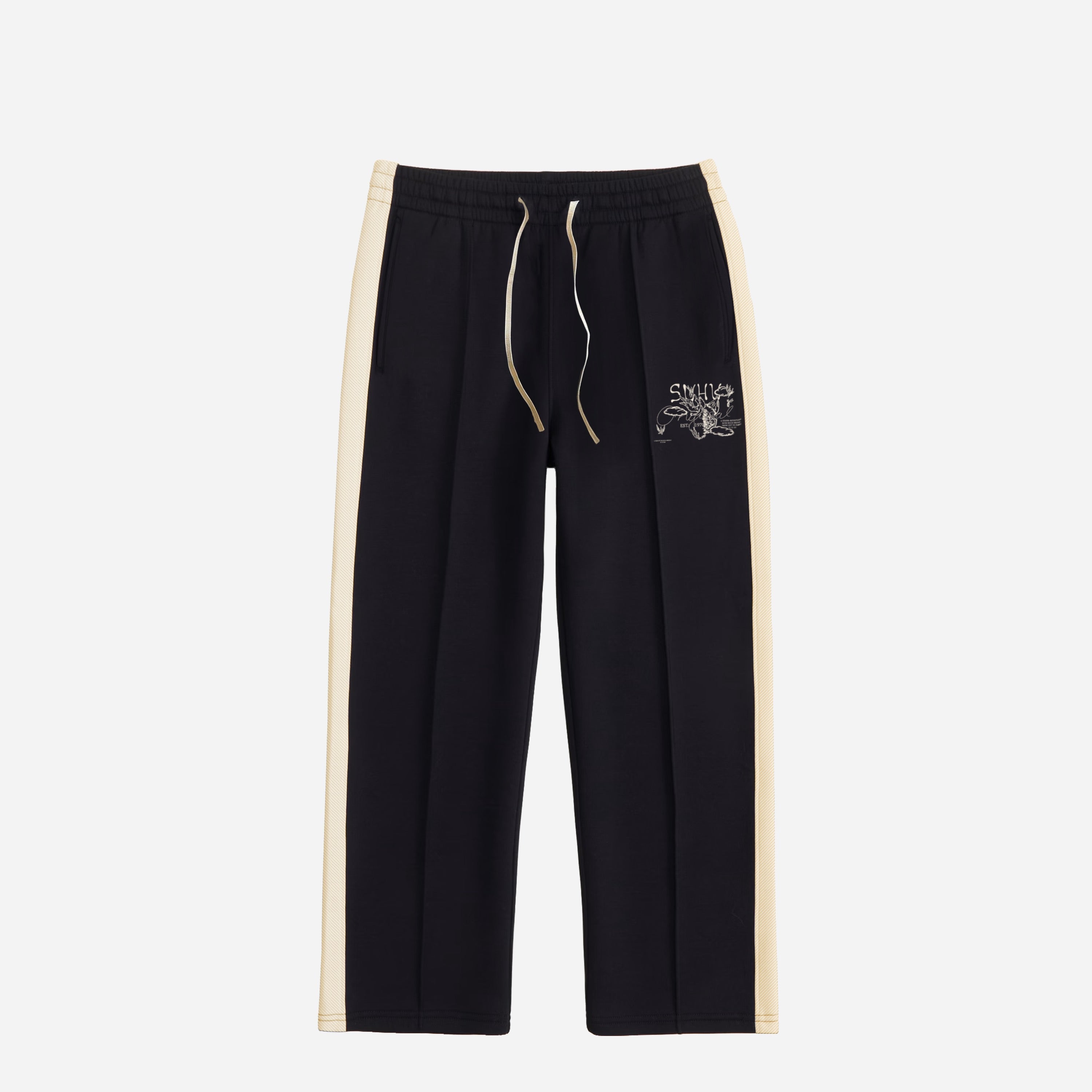 FALLING ANGELS PANTS, BLACK