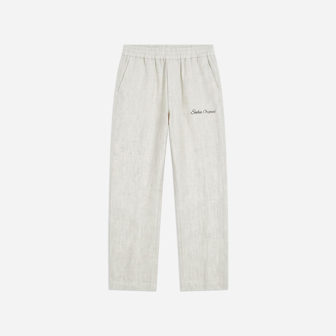 SUHU Nude Linen Pants