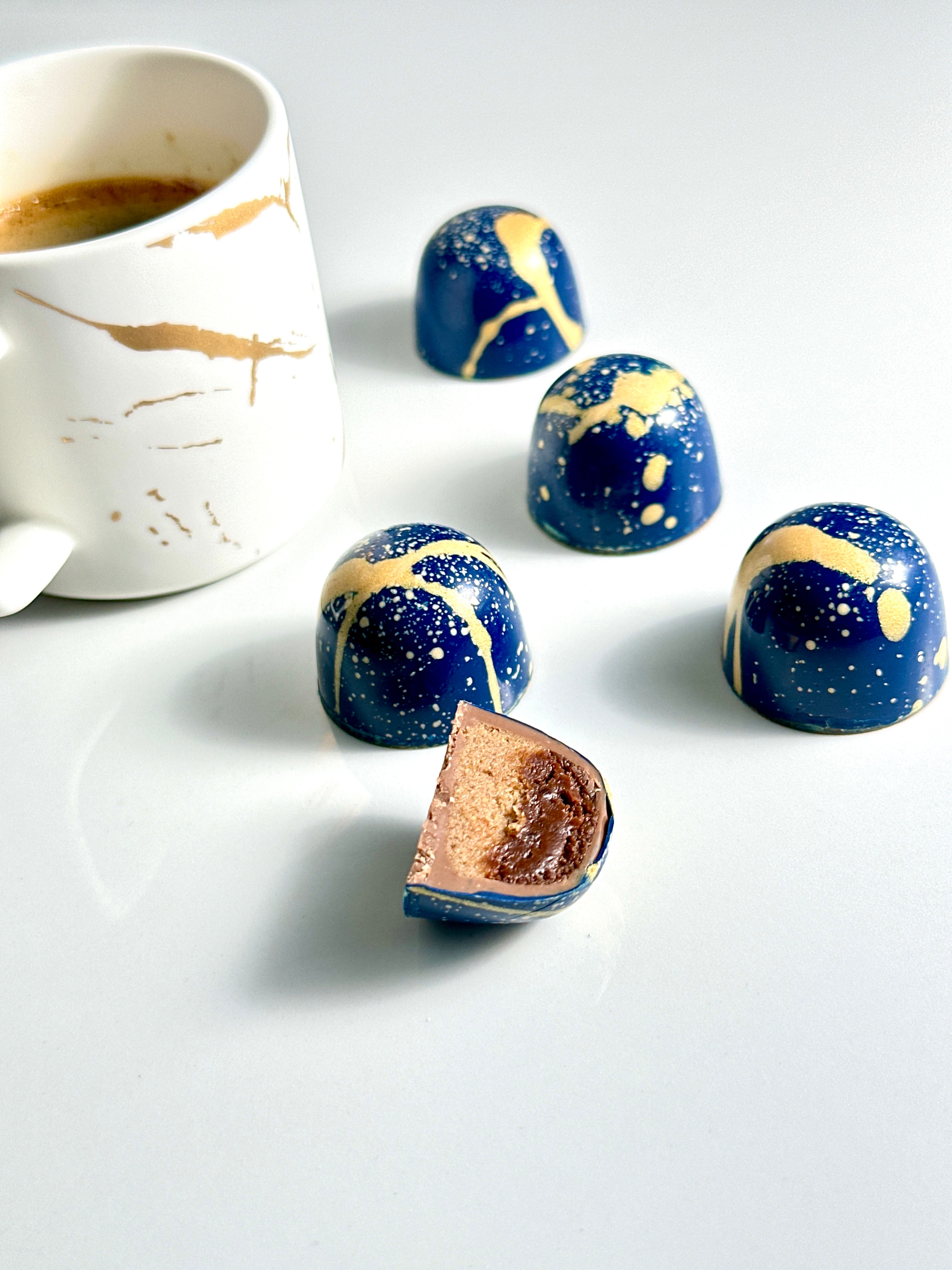 Chocolate Coffee & Pecan Praline Bonbon