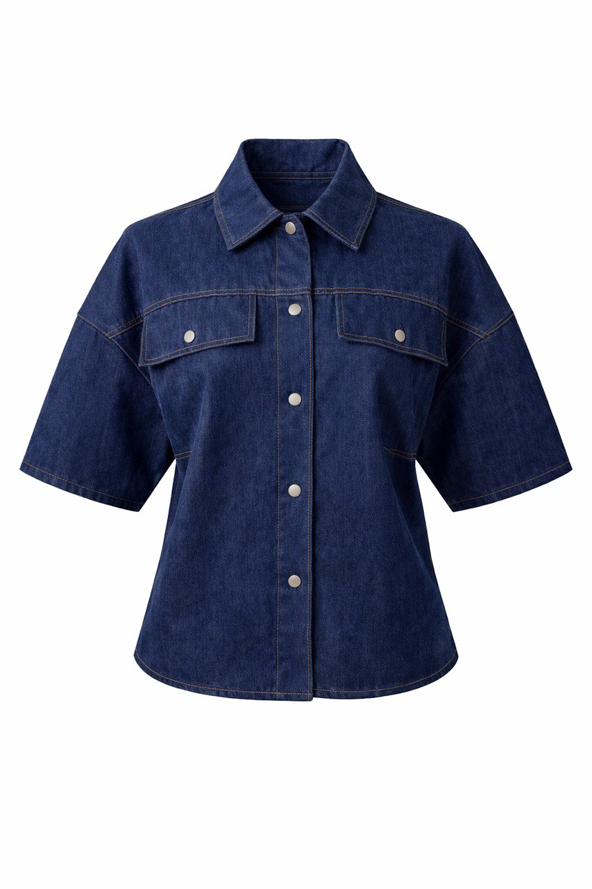 The Atlas Denim Utility Shirt