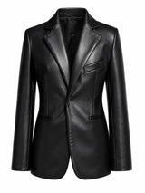 Sable Form Faux Leather Pencil Skirt