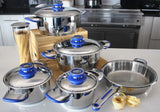 9pc Waterless Cookware Set (available in Black, Red, Purple, Blue) - Image 4
