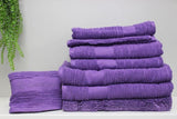 Purple Towels - 9Pc - Image 1