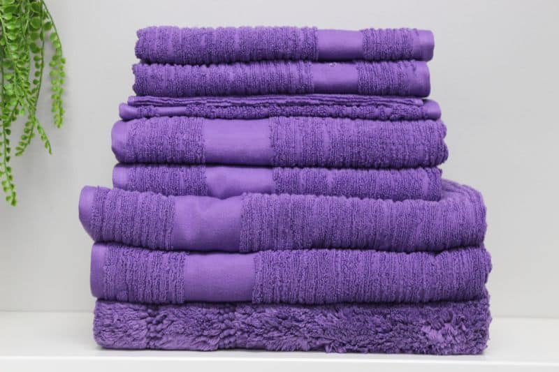 Purple Towels - 9Pc - Image 2