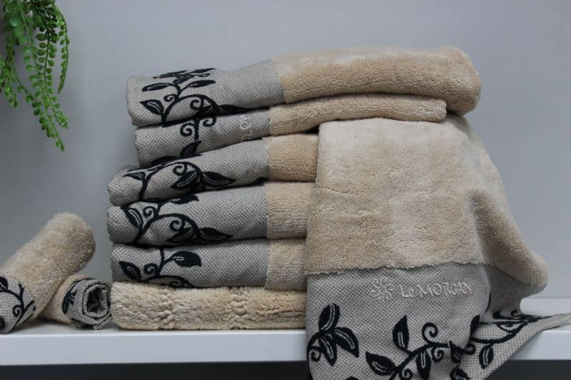 Beige Towels - 9Pc - Image 1