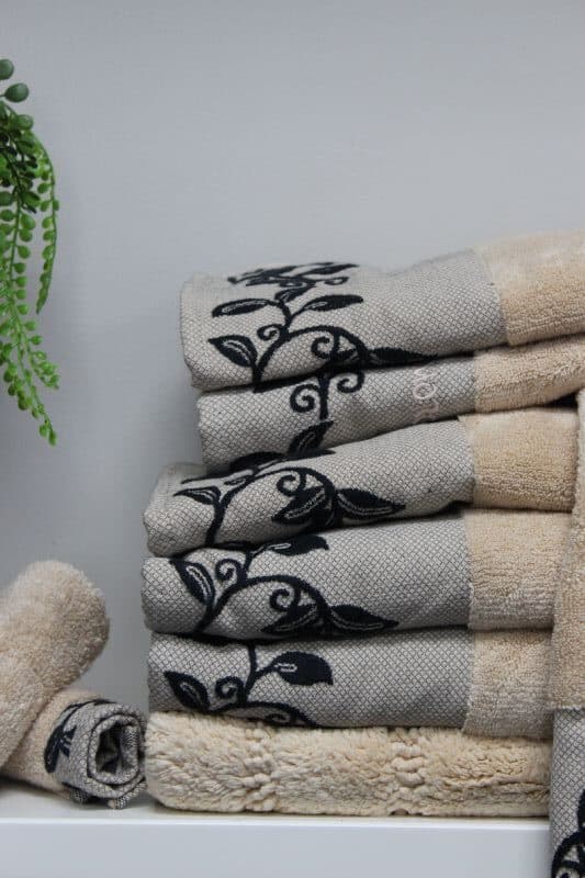 Beige Towels - 9Pc - Image 2