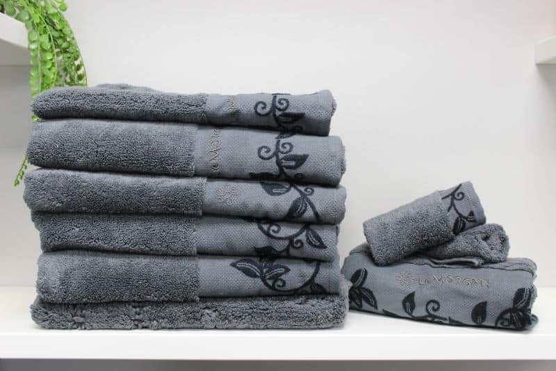 Grey Towels - 9Pc - Image 1