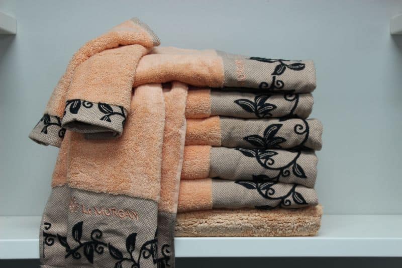 Peach Towels - 9Pc - Image 1
