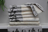 Cream Towels - 9Pc - Image 1