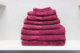 Burgandy Towels - 9Pc - Image 3