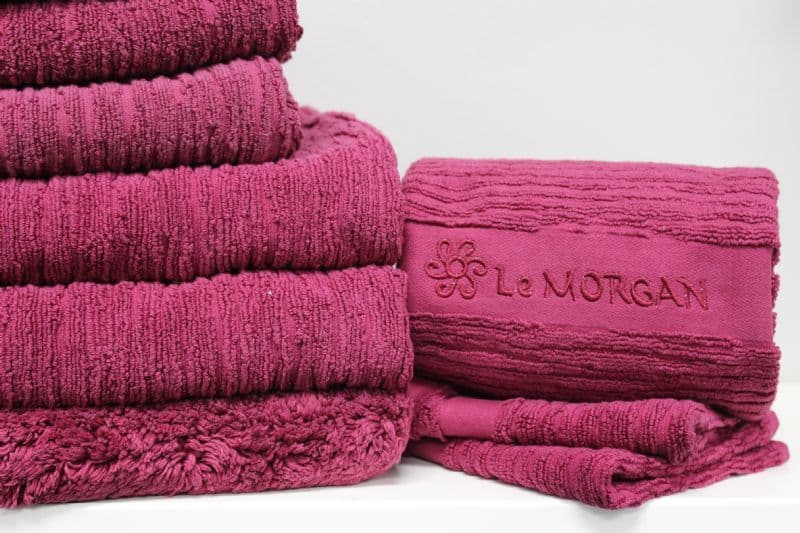 Burgandy Towels - 9Pc - Image 2