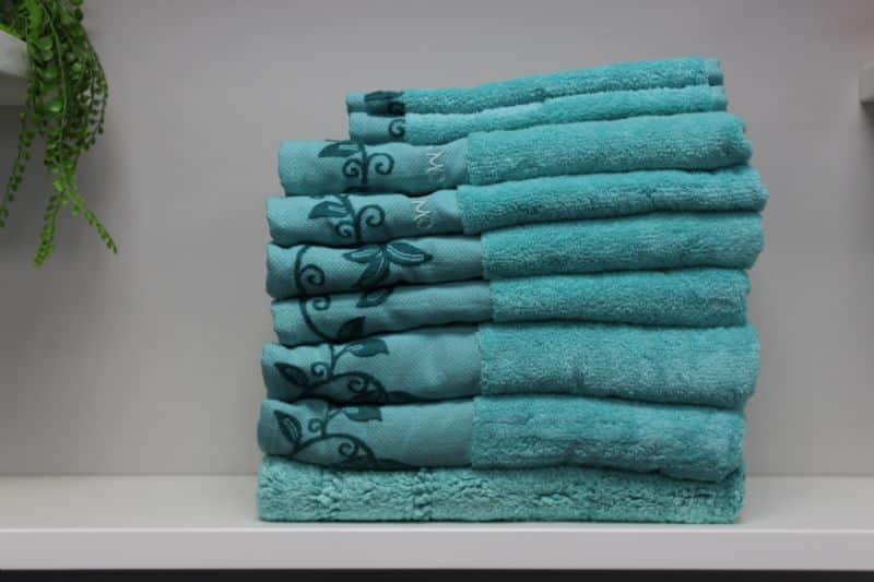 Duck Egg Towels - 9Pc - Image 2
