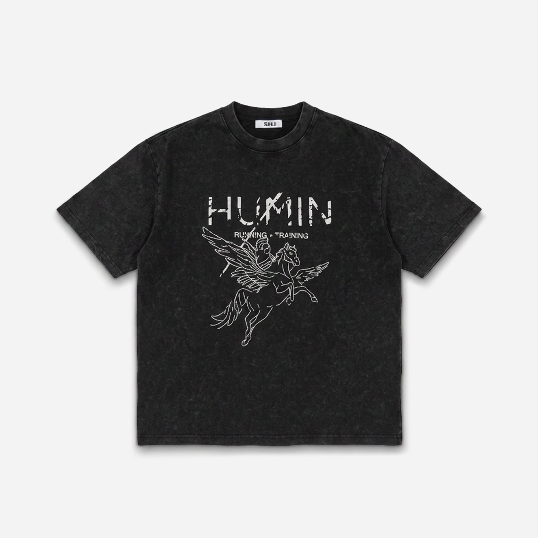 HUMIN Distressed Training Top