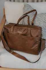 My Daily XL Leather Nappy Bag
