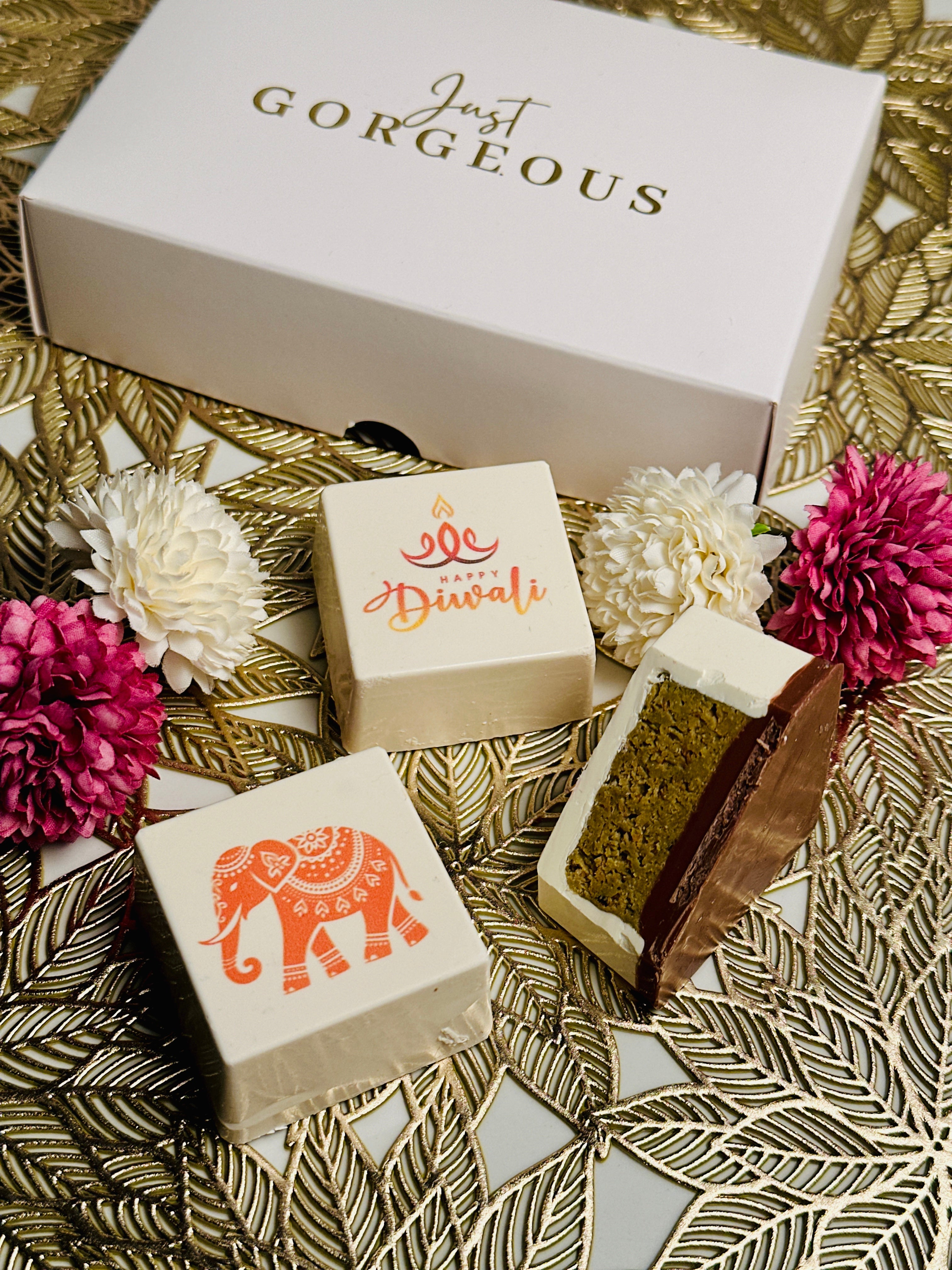 Diwali Print Chocolate Squares (3-Pack)