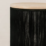 Ijuthi Side Table – Blonde & Black
