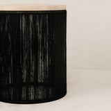 Ijuthi Side Table – Blonde & Black