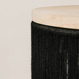 Ijuthi Side Table – Blonde & Black