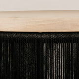 Ijuthi Side Table – Blonde & Black
