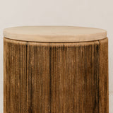 Ijuthi Side Table – Blonde & Brown