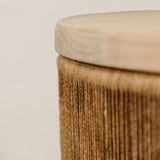 Ijuthi Side Table – Blonde & Brown