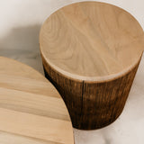 Ijuthi Side Table – Blonde & Brown