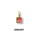 Birthstone Charms Gold