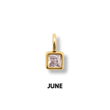 Birthstone Charms Gold