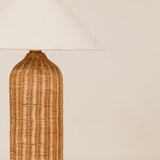 Kobo Table Lamp with Linen Shade – Natural