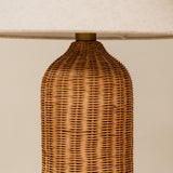 Kobo Table Lamp with Linen Shade – Natural