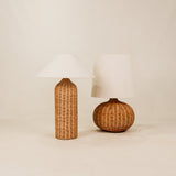 Kobo Table Lamp with Linen Shade – Natural