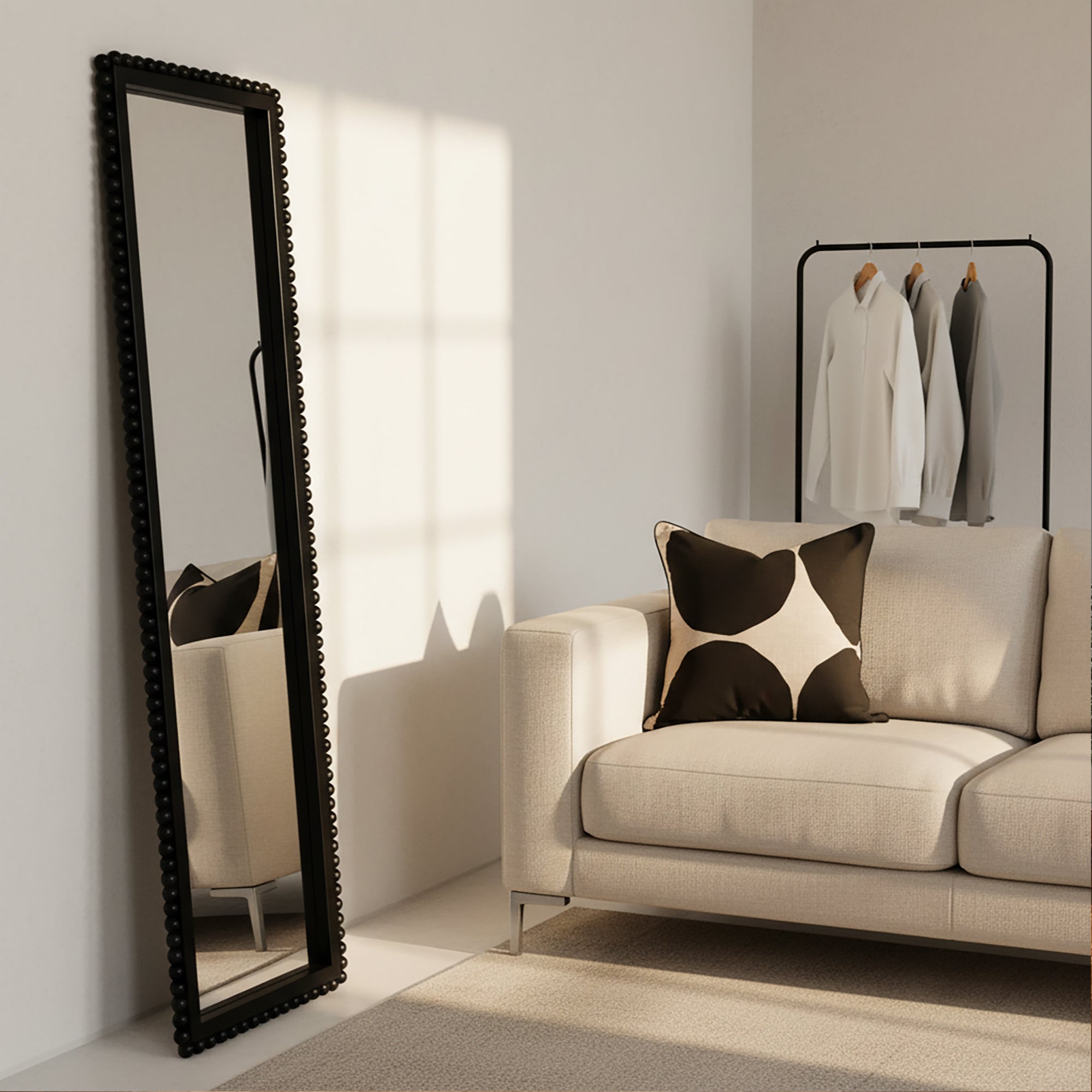 Karoo Tall Mirror – Black
