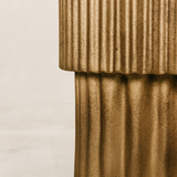 Komo Tall Side Table – Antique Gold
