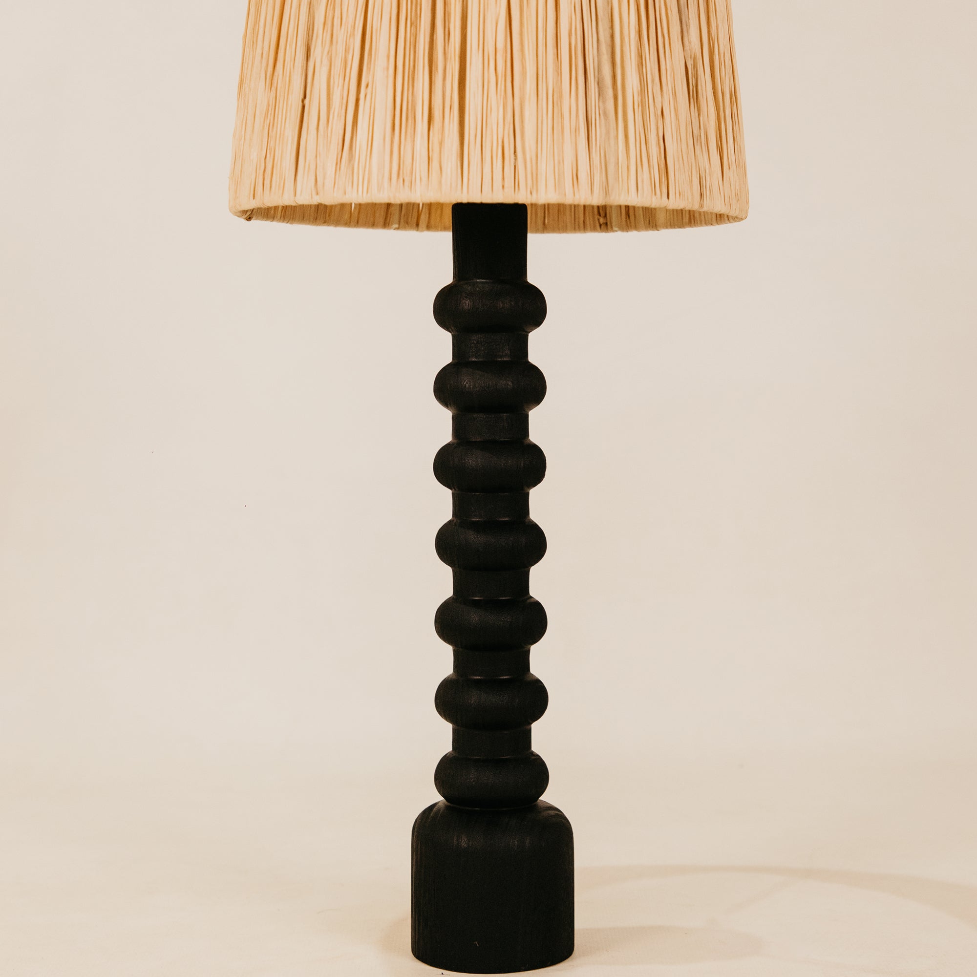 Olifants Table Lamp with Raffia Shade