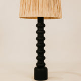 Olifants Table Lamp with Raffia Shade
